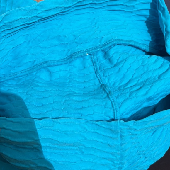 Booty By Brabants Croco Skin Leggings in Blue, OSFM - Picture 5 of 8